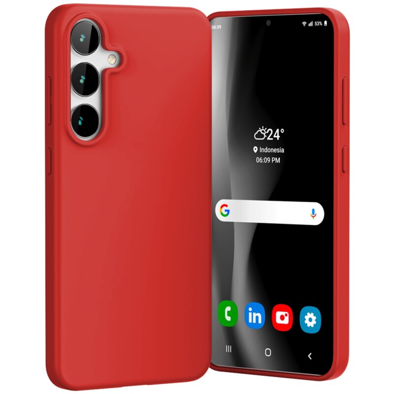 Etui MERCURY Soft do Samsung Galaxy S24 FE Czerwony
