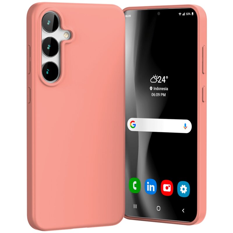 Etui MERCURY Soft do Samsung Galaxy S24 FE Jasnoróżowy