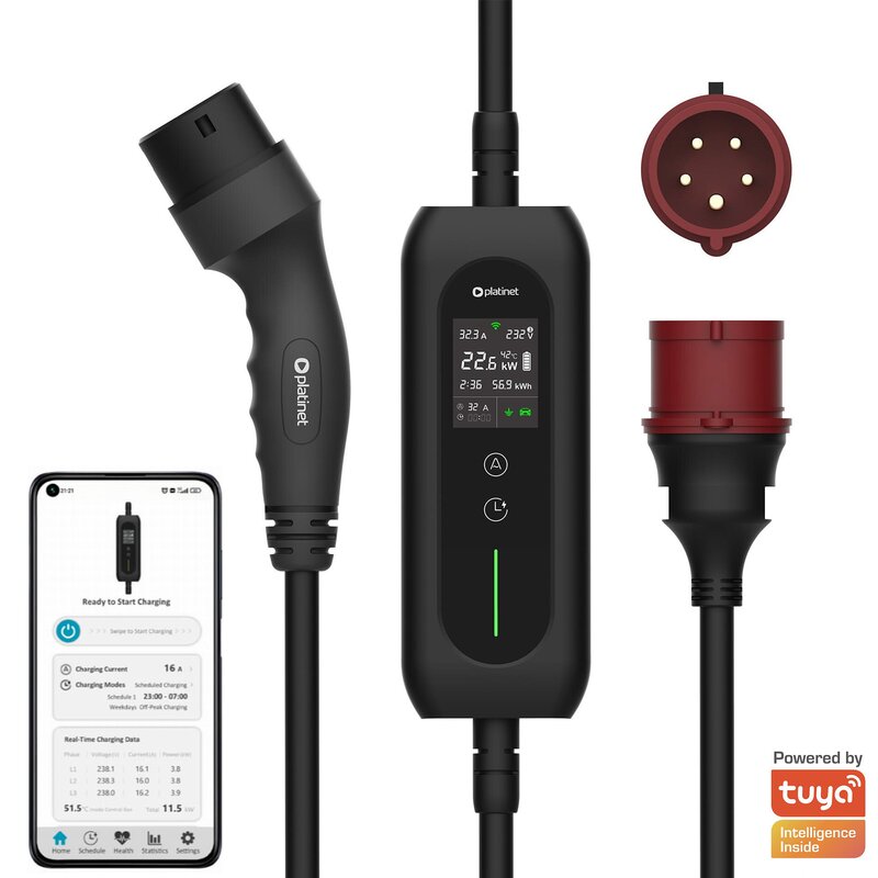 Ładowarka do samochodu elektrycznego PLATINET EV PPCW5M22 22kW