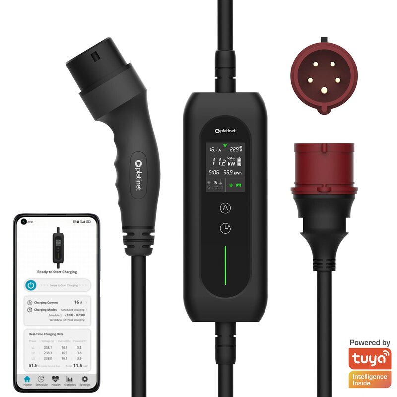Ładowarka do samochodu elektrycznego PLATINET EV PPCW5M11 11kW
