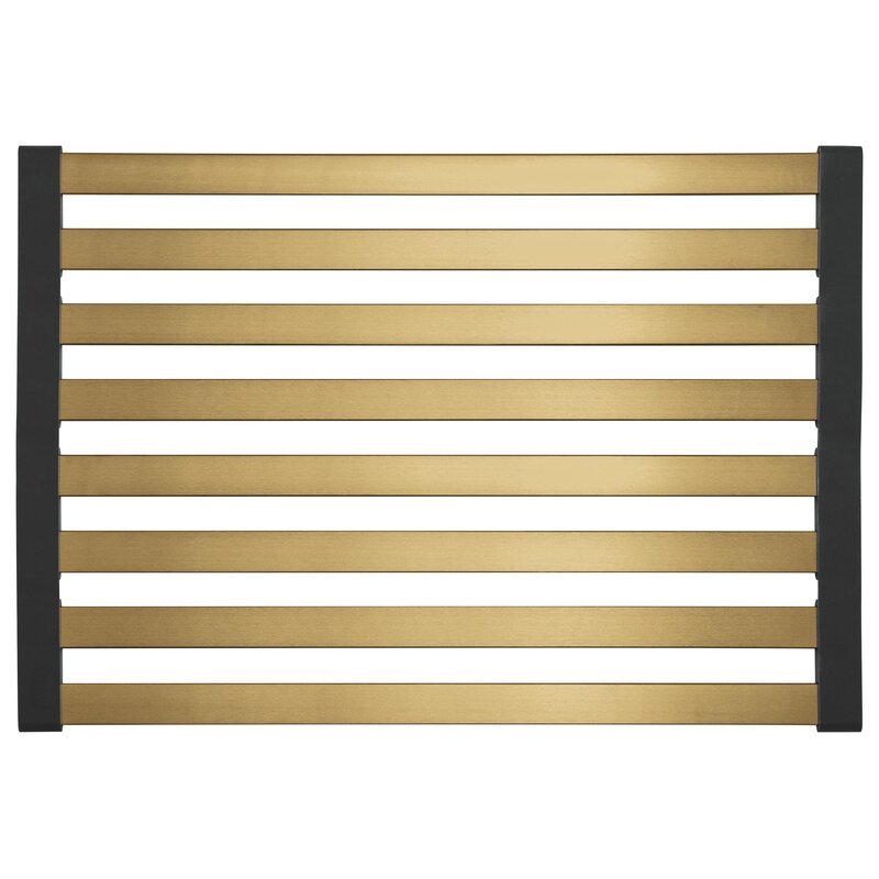 Ociekacz do naczyń GROHE 40854GN0 49 x 34.8 cm Szczotkowane złoto