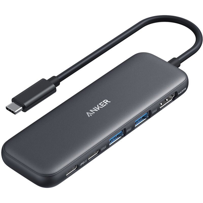 Anker 332 A8355H11 5w1 USB-C Czarny