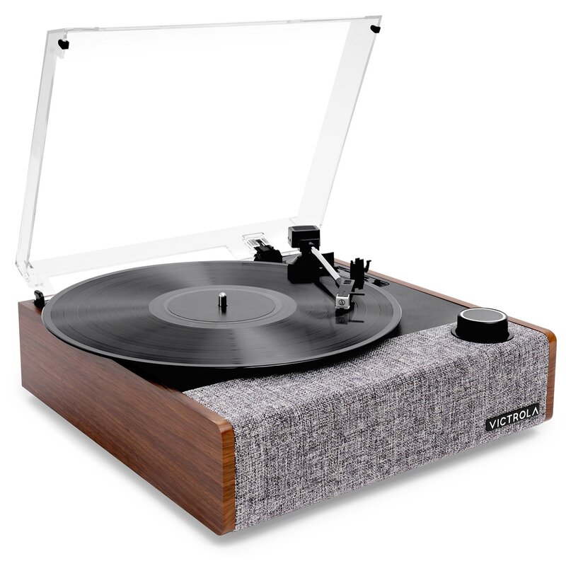 Victrola Eastwood II VTA-74-WLN-INT Manualny Napęd paskowy Bluetooth Orzech