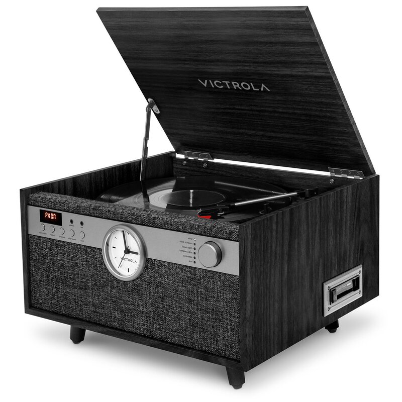 Gramofon z wbudowanymi głośnikami VICTROLA VTA-830SB-BLK-INT Czarny