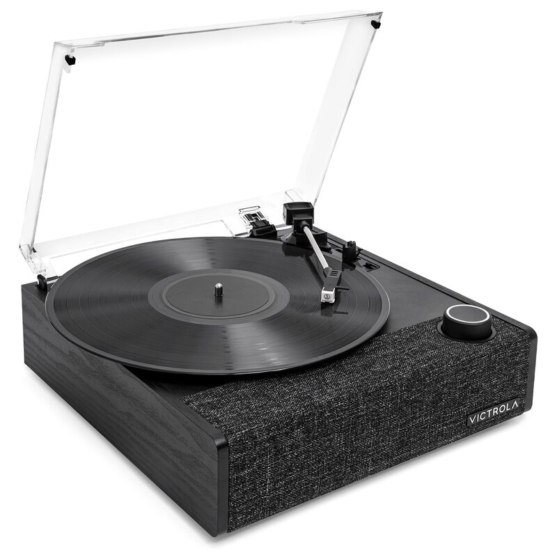 Victrola Eastwood II VTA-74-BLK-INT Manualny Napęd paskowy Bluetooth Czarny