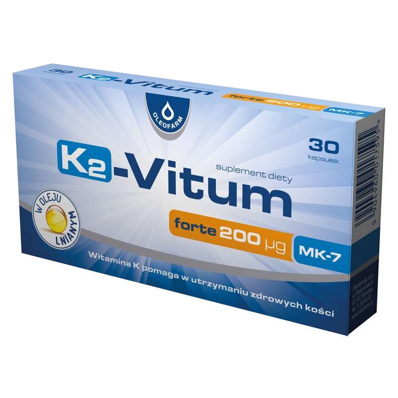 Witamina K2 OLEOFARM K2-Vitum Forte 200 (30 kapsułek)