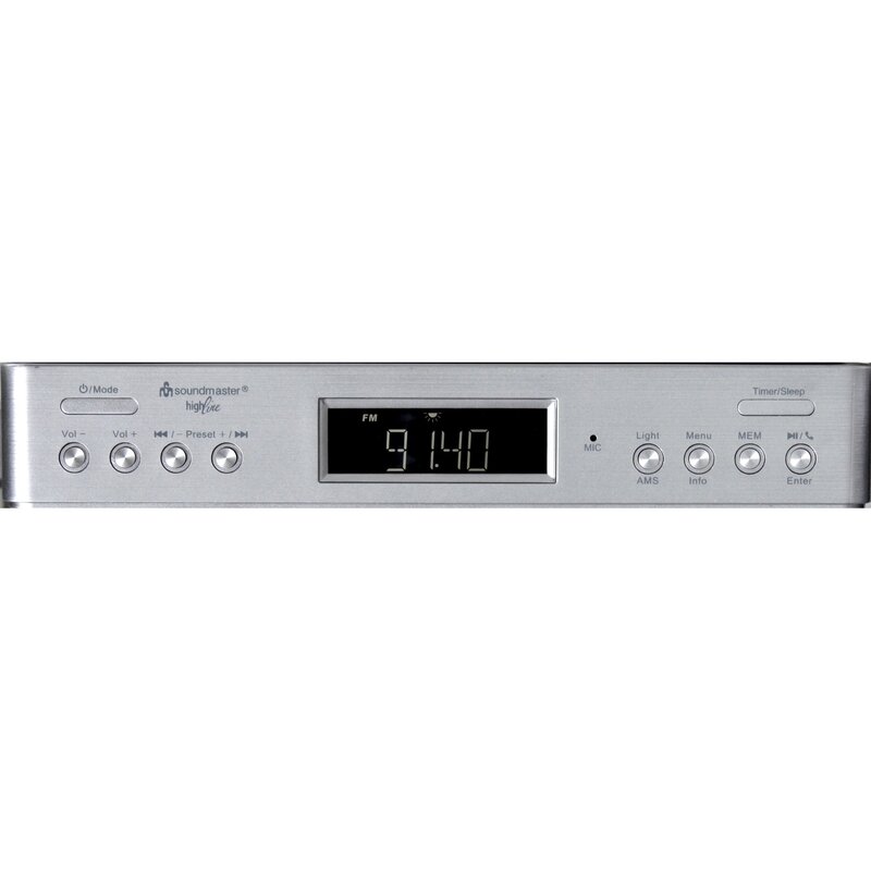 Soundmaster UR2045SI Radio FM DAB+ Bluetooth Srebrny