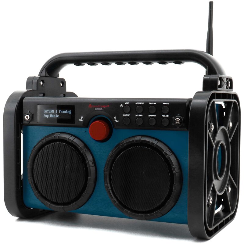 Soundmaster DAB85BL Radio FM DAB+ Bluetooth Czarno-Niebieski