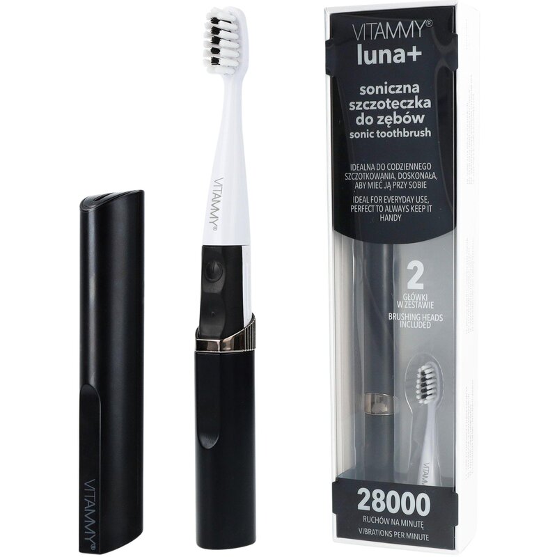 Szczoteczka soniczna VITAMMY Luna+ Czarny