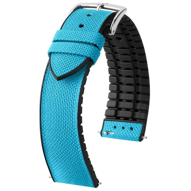 Pasek HIRSCH Arne do Apple Watch do koperty 38/40/41mm Turkusowy + Adapter