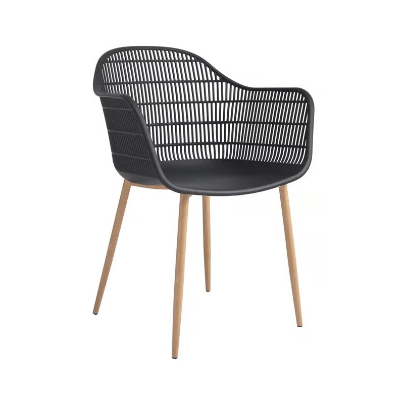 Krzesło ogrodowe PATIO Igor 47565 Czarno-brązowy