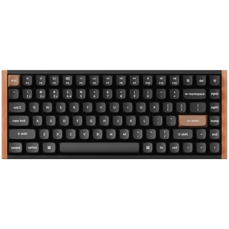 Klawiatura KEYCHRON K2 HE Wireless Magnetic Switch Special Edition Czarno-brązowy