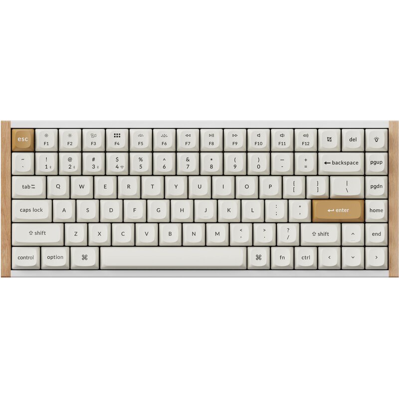 Klawiatura KEYCHRON K2 HE Wireless Magnetic Switch Special Edition Biały