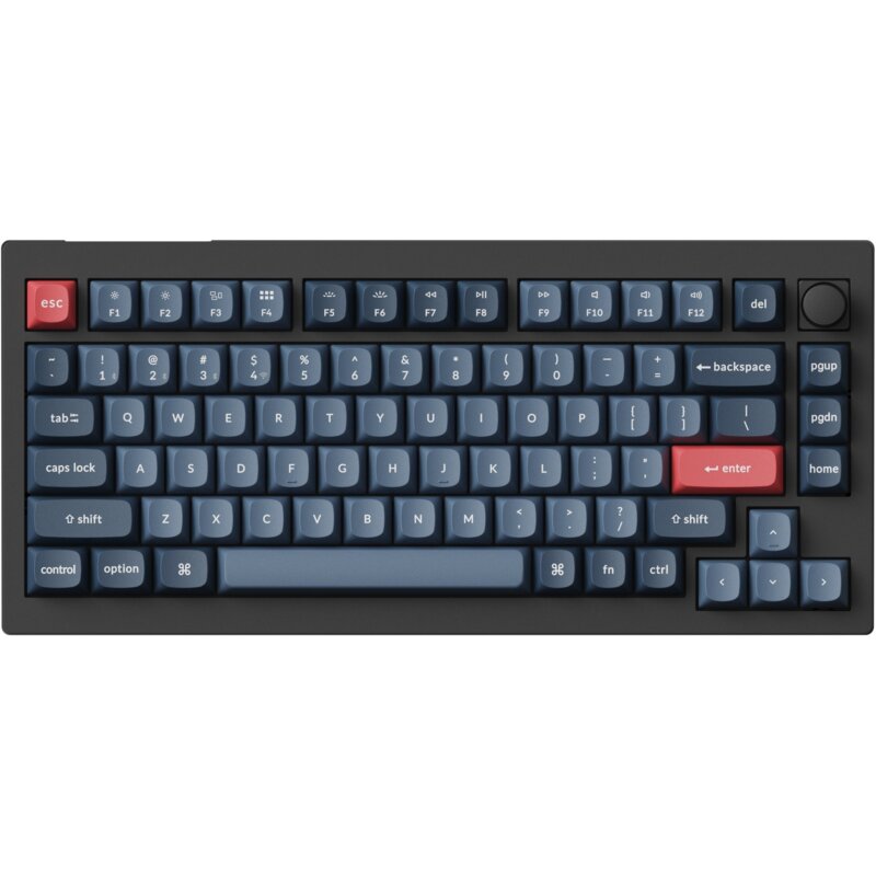 Klawiatura KEYCHRON V1 Max QMK/VIA Wireless RGB Hot-Swap Gateron Jupiter Brown Switch