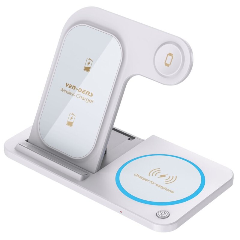 Ładowarka indukcyjna VEN-DENS VD-WLC014 15W Biały