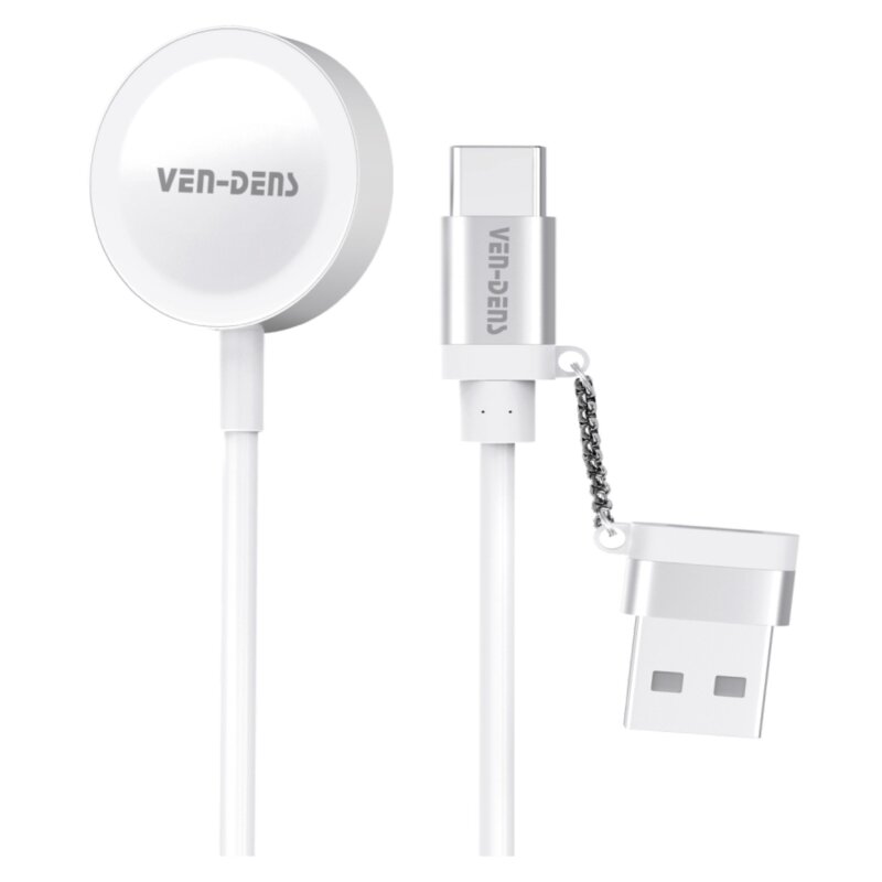 Ładowarka do smartwatcha VEN-DENS VD-WLC012 do Apple Watch 2w1 5W Biały