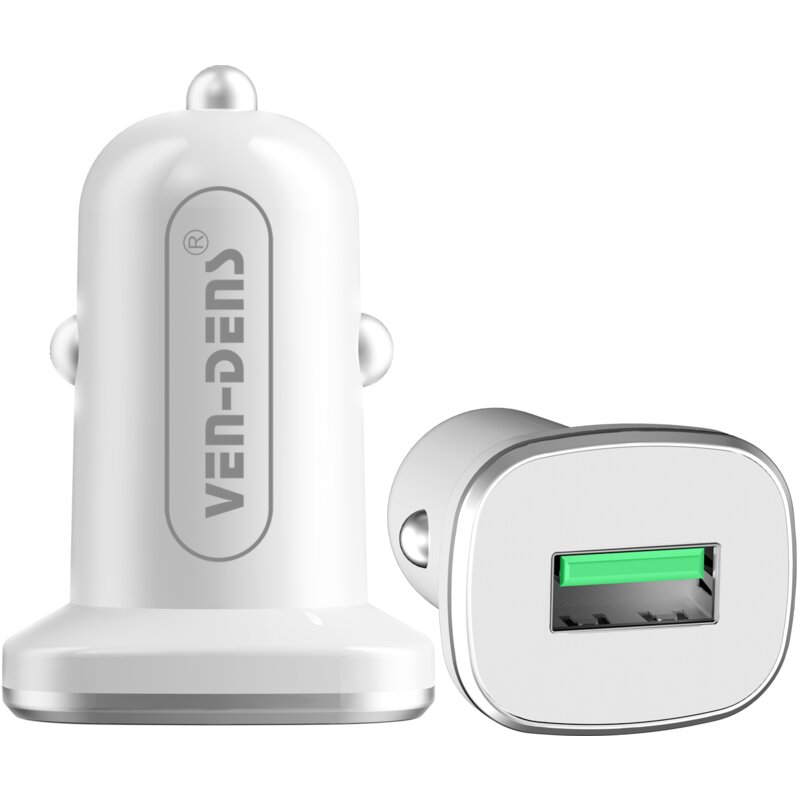 Ładowarka samochodowa VEN-DENS VD-CC002 18W Biały