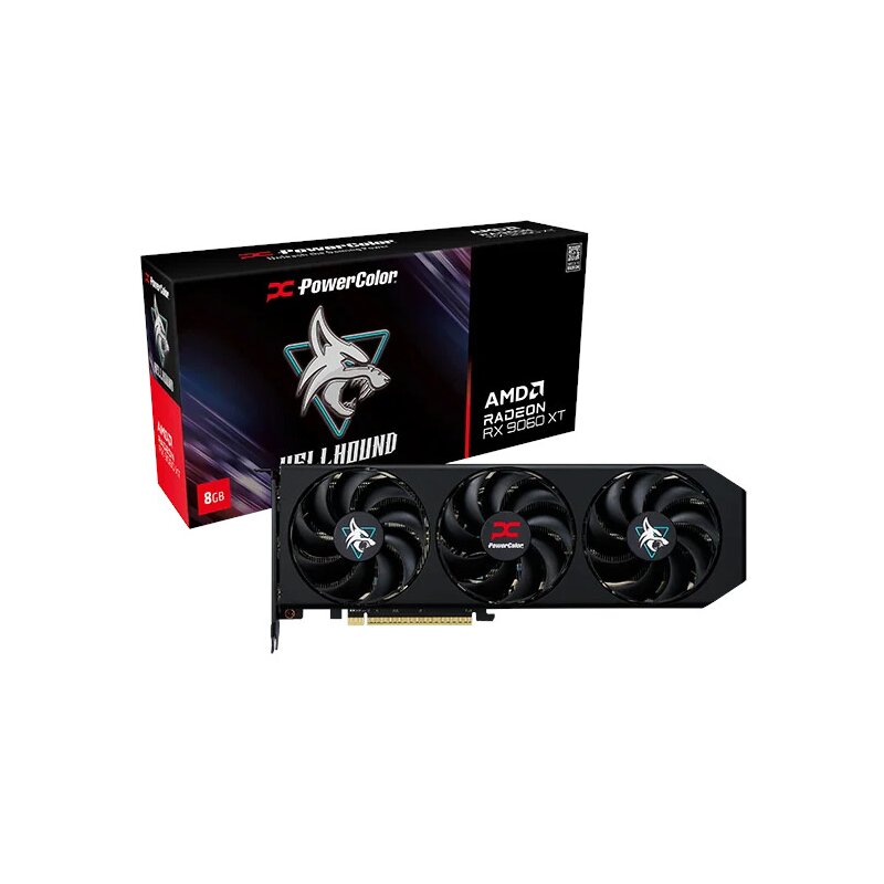 Karta graficzna POWERCOLOR Radeon RX 9060 XT Hellhound 8GB