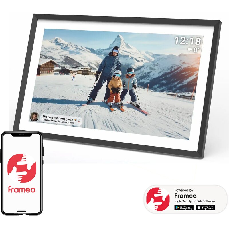 Ramka cyfrowa DENVER Frameo PFF-1081 Czarny