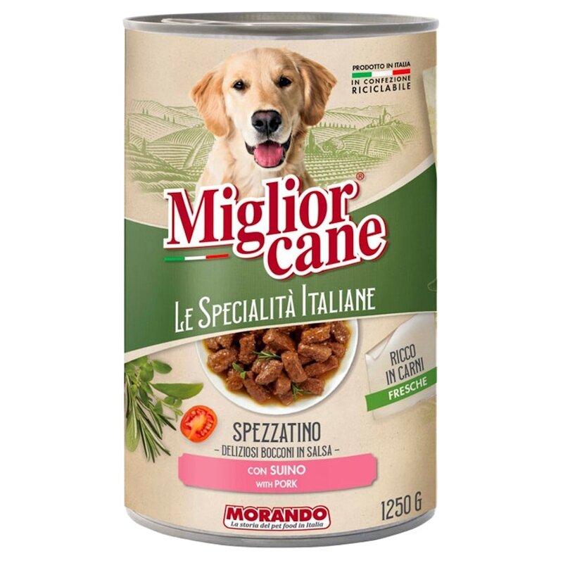 Karma dla psa MORANDO Le Specialita Italiane Wieprzowina 1.25 kg