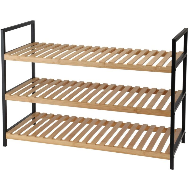Półka na buty HOME & STYLING COLLECTION Bambusowa 3 poziomy