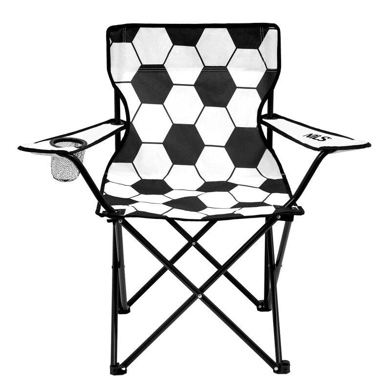 Krzesło turystyczne NILS CAMP NC3303 Biało-czarny