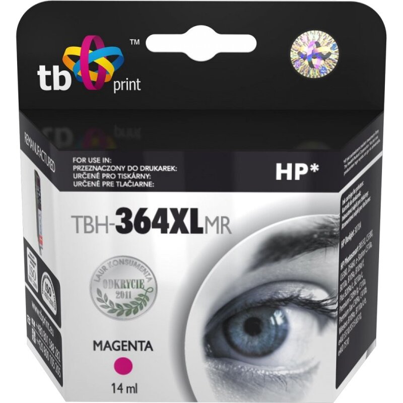 TB Print TBH-364XLMR (zamiennik 364XL) Purpurowy 14 ml