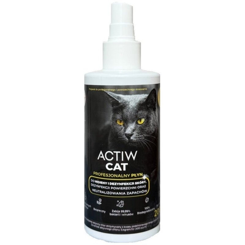 Neutralizator zapachu BIO ACTIW Cat 200 ml