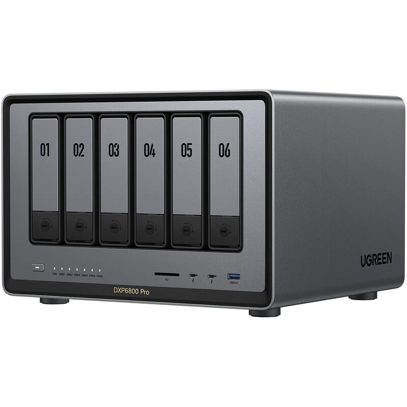 Serwer plików UGREEN NASync DXP6800 Pro 8GB RAM