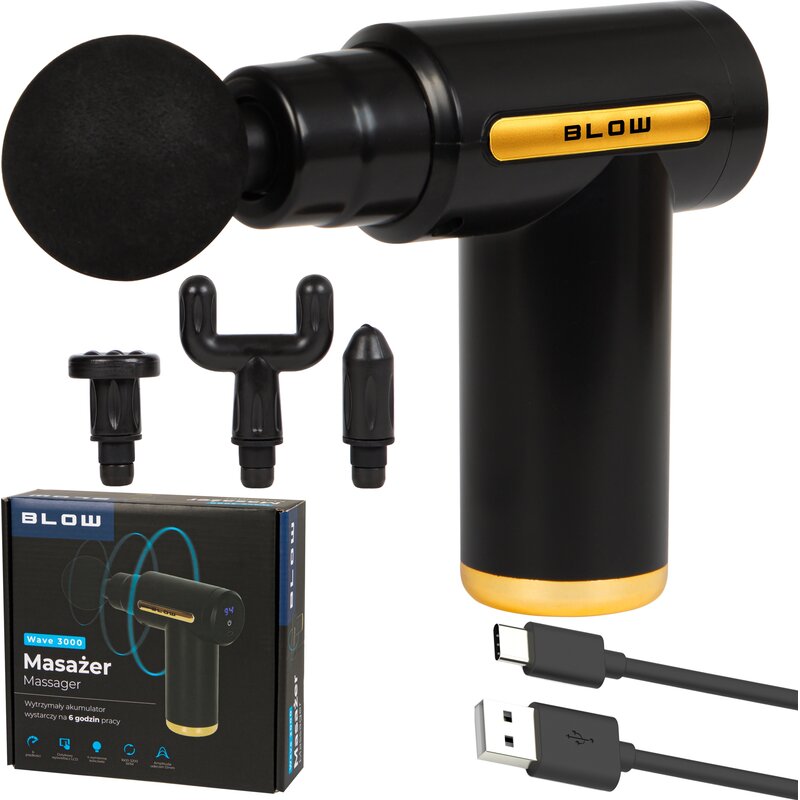 Masażer ręczny Gun BLOW Wave 3000