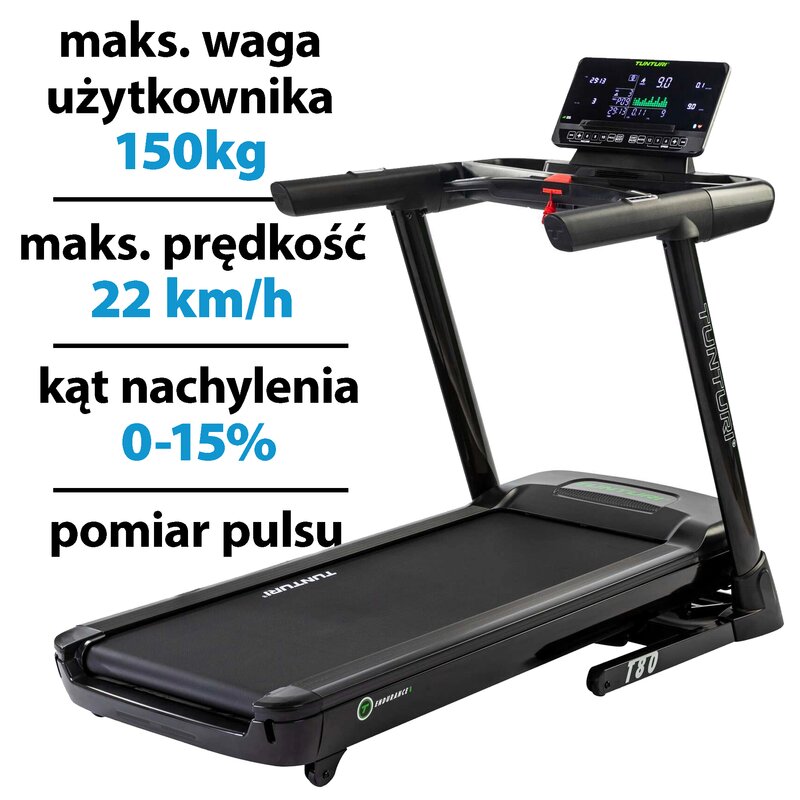 Bieżnia elektryczna TUNTURI Endurance T80 4045W 22 km/h