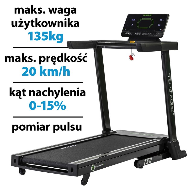 Bieżnia elektryczna TUNTURI Signature T50 3309W 20km/h