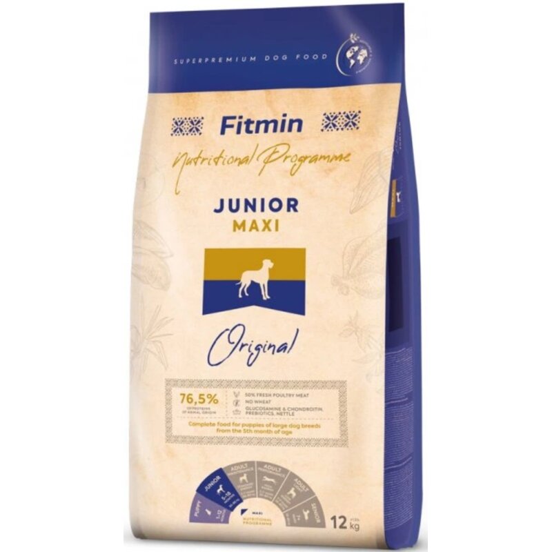 Karma dla psa FITMIN Maxi Junior 12 kg