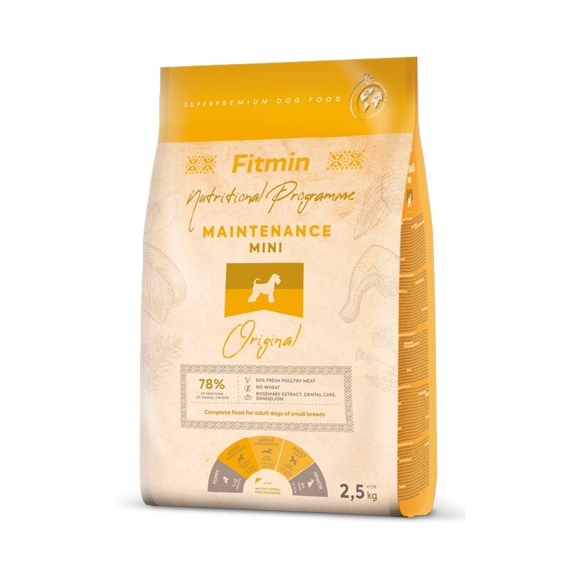 Karma dla psa FITMIN Maintenance Drób 2.5 kg