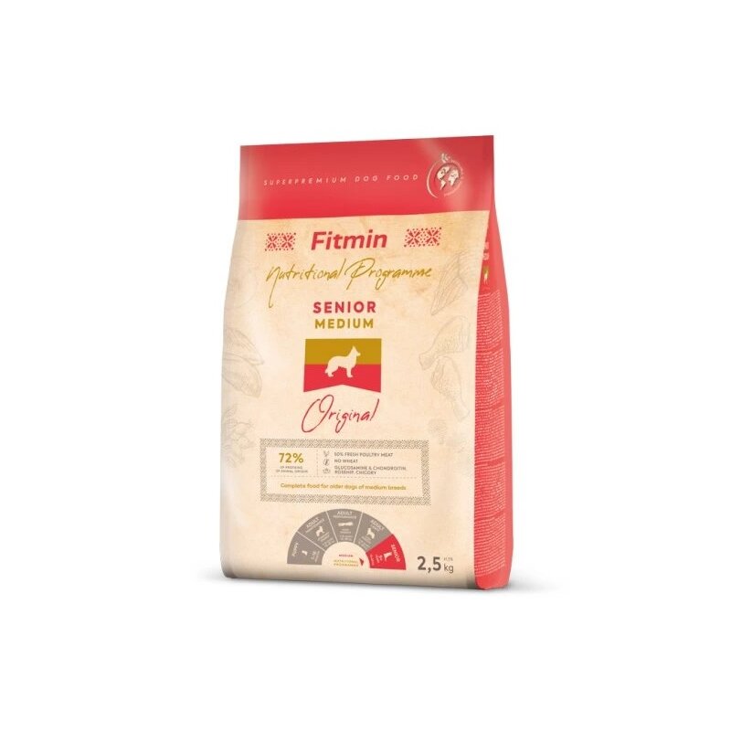 Karma dla psa FITMIN Medium Senior 2.5 kg