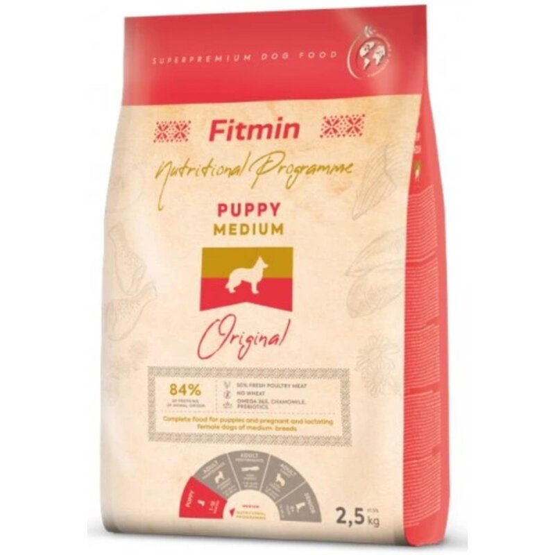 Karma dla psa FITMIN Medium Puppy 2.5 kg