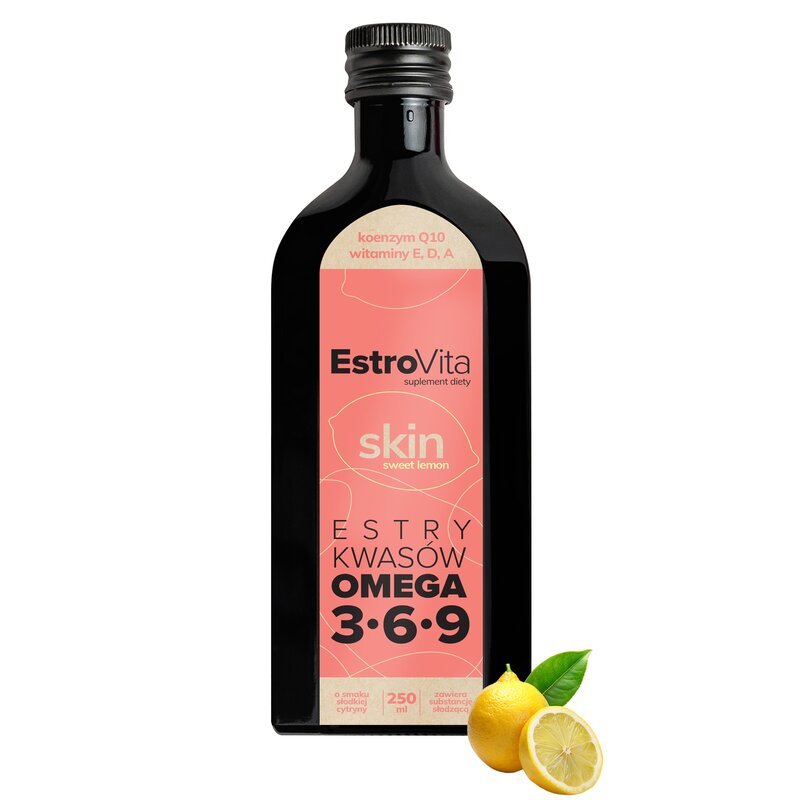 Olej Omega 3-6-9 ESTROVITA Skin Cytrynowy (250 ml)
