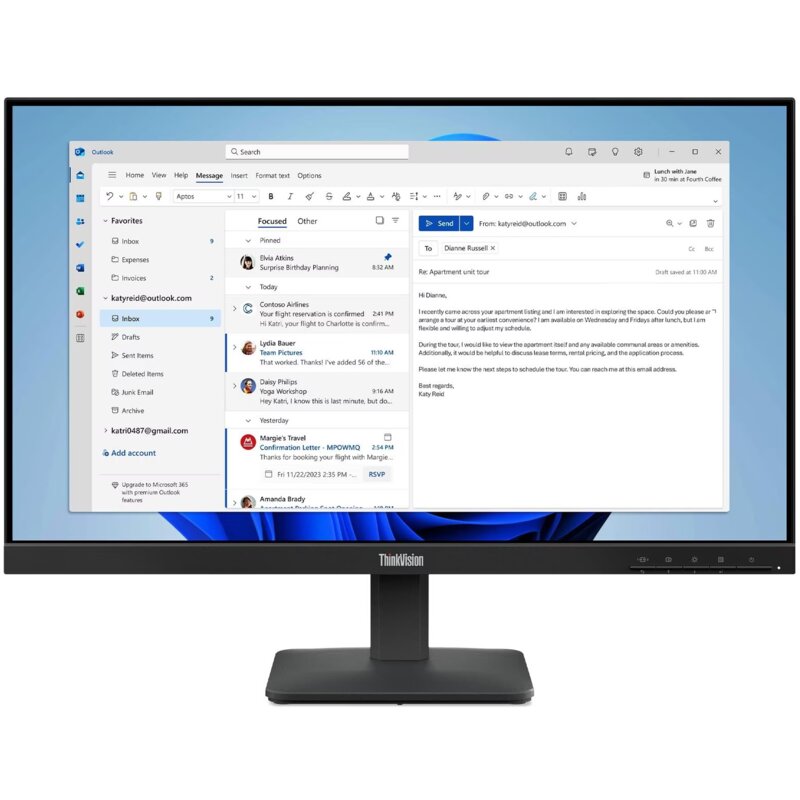 Monitor LENOVO ThinkVision S24-4E 23.8