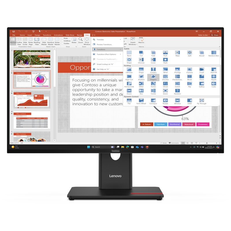 Monitor LENOVO ThinkVision T27-40 27