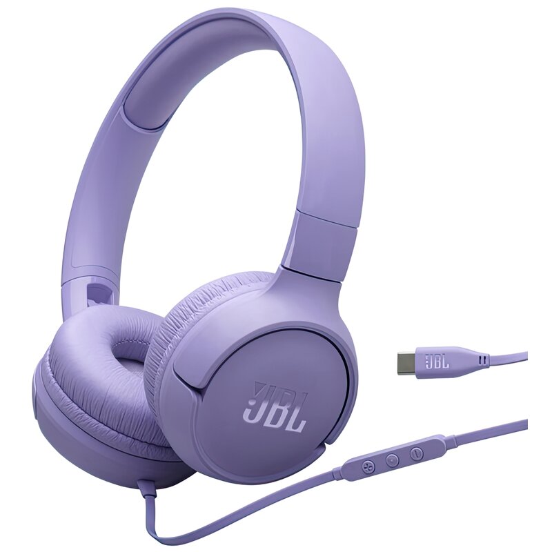 Słuchawki nauszne JBL Tune 520C USB-C Fioletowy