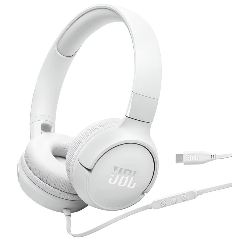 Słuchawki nauszne JBL Tune 520C USB-C Biały