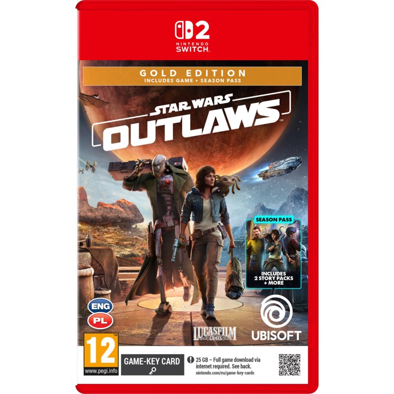 Gra Nintendo Switch 2 CENEGA Star Wars Outlaws Gold Edition