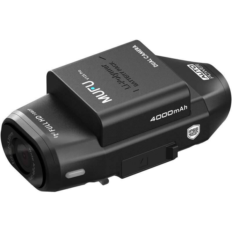 Wideorejestrator motocyklowy MUFU V12S Pro Czarny