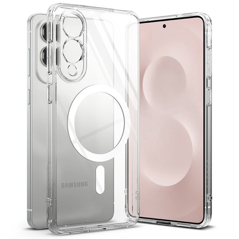Etui RINGKE Fusion MagSafe do Samsung Galaxy S25 Edge Przezroczysty