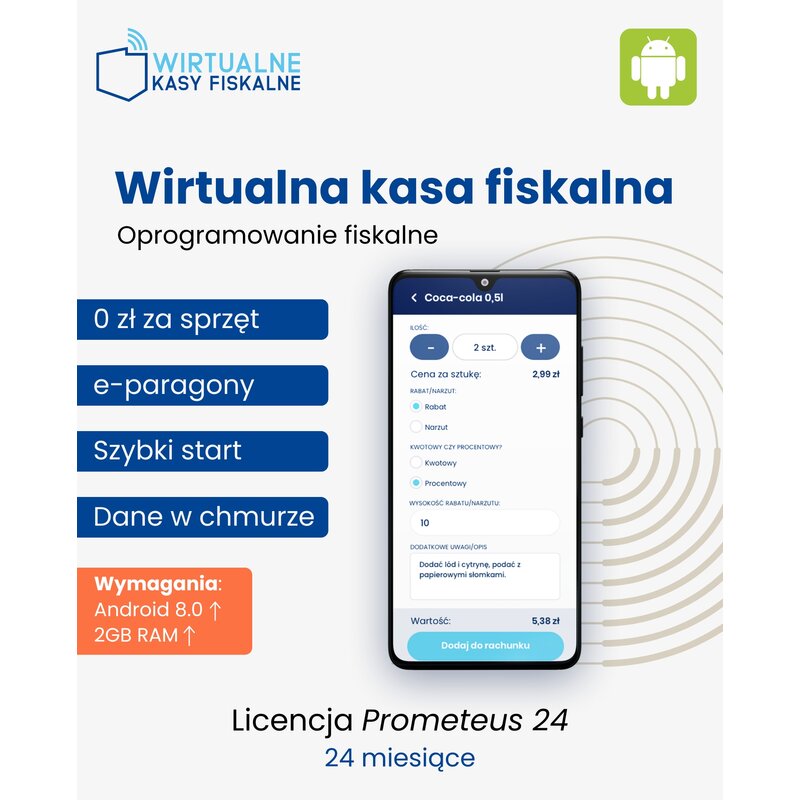 Kod aktywacyjny WKF Prometeus 24 – Na 2 lata 24 miesiące