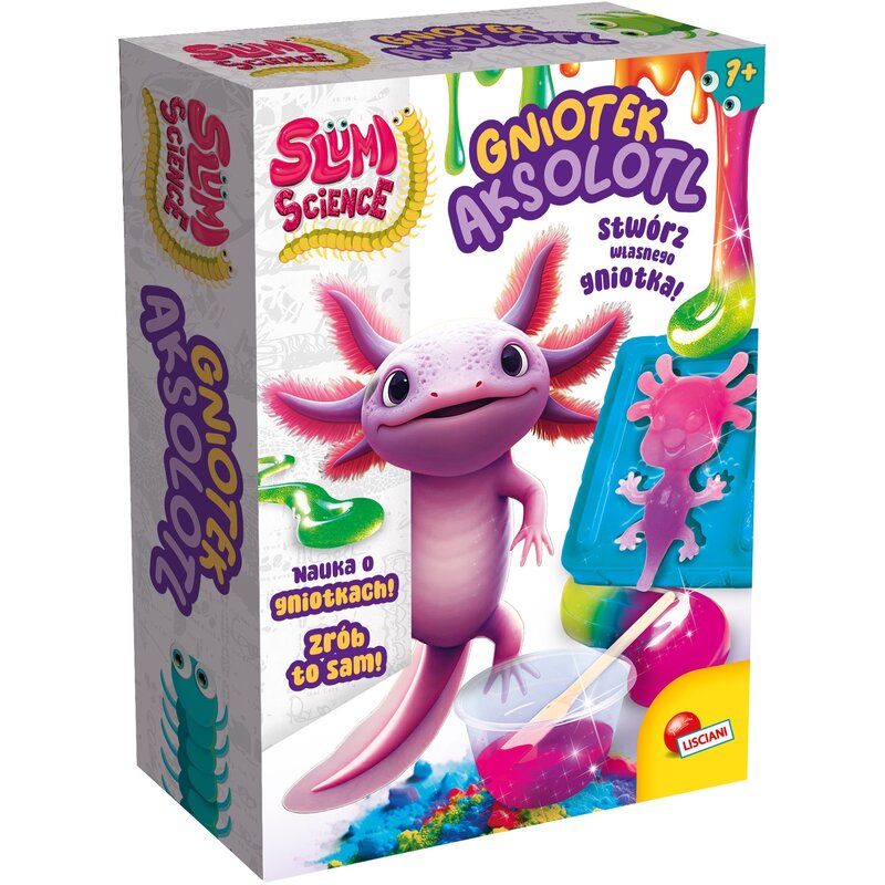 Zestaw kreatywny LISCIANI Slumi Science Gniotek Aksolotl 110322