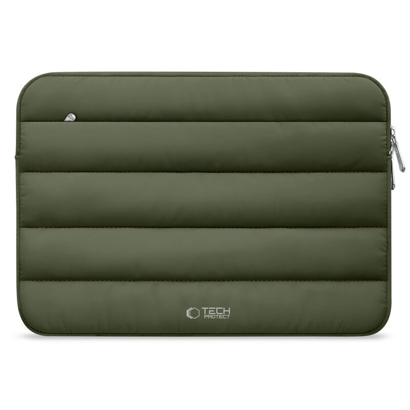 Etui na laptopa TECH-PROTECT Fluffy 13-14 cali Ciemnozielony