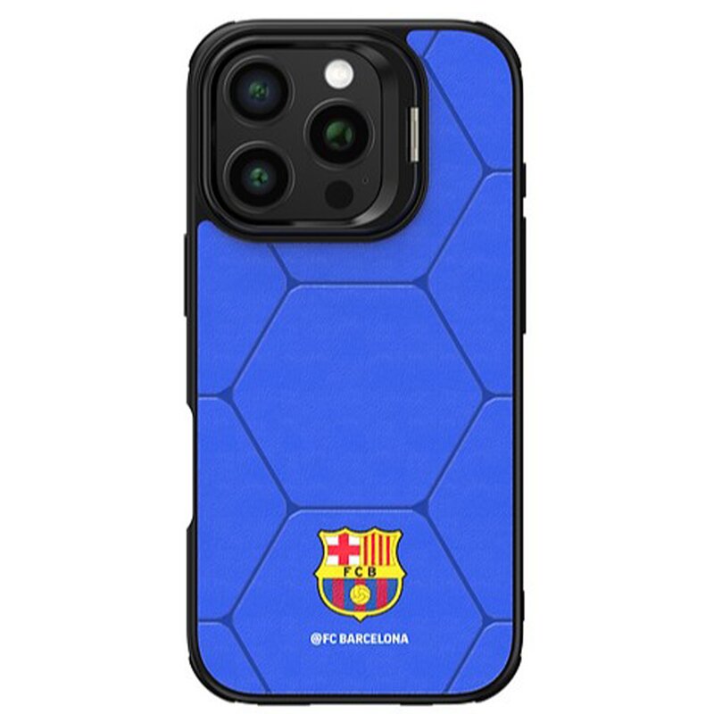Etui OCPC FC Barcelona Case Magnetic do Apple iPhone 16 Pro SE Wielokolorowy