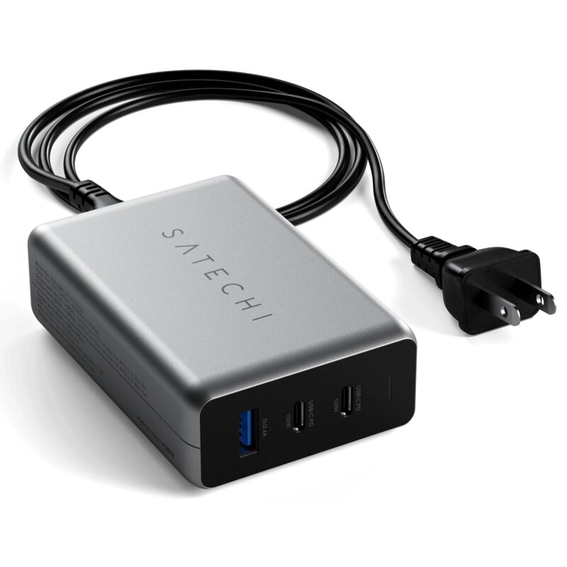 Ładowarka sieciowa SATECHI STTC100GMEU GaN 100W Szary