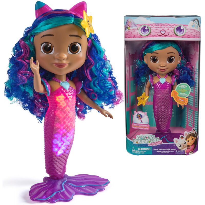 Lalka SPIN MASTER Koci Domek Gabi Interaktywna Gabi-Syrenka 6074338